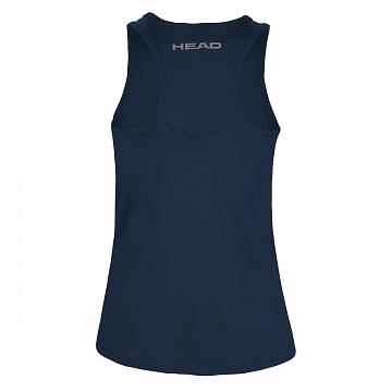 Head Easy Court Tank Top Women Navy